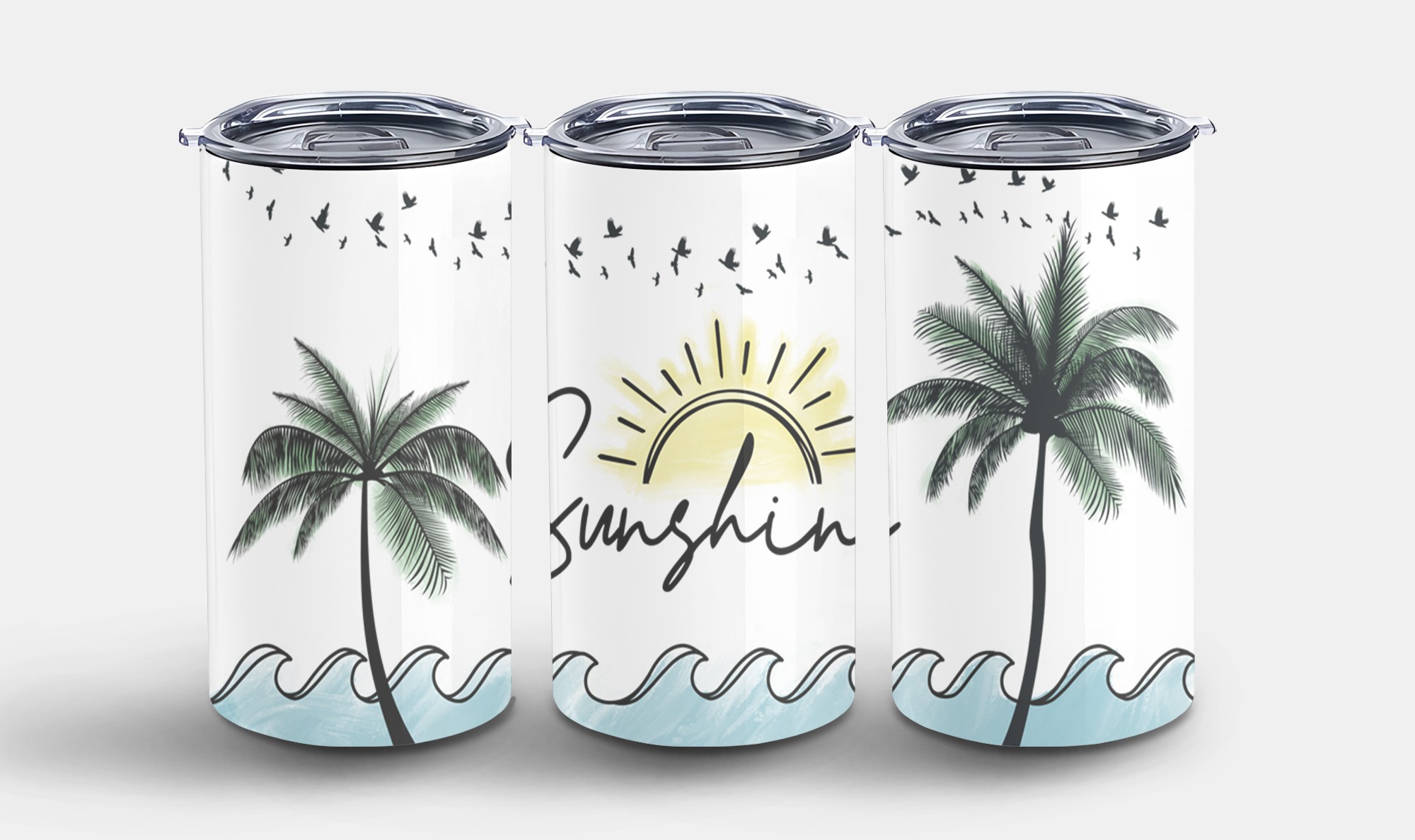 Sunshine Palm Trees-10690